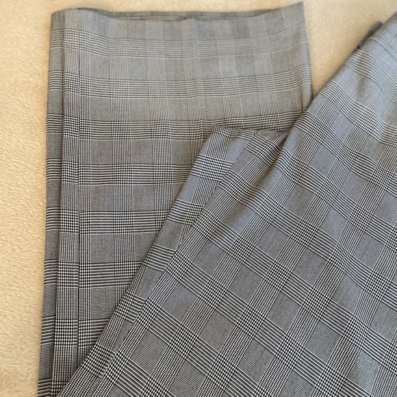 Michael Kors Plaid Wide Leg Pants - Size 14 - Picture 4 of 14